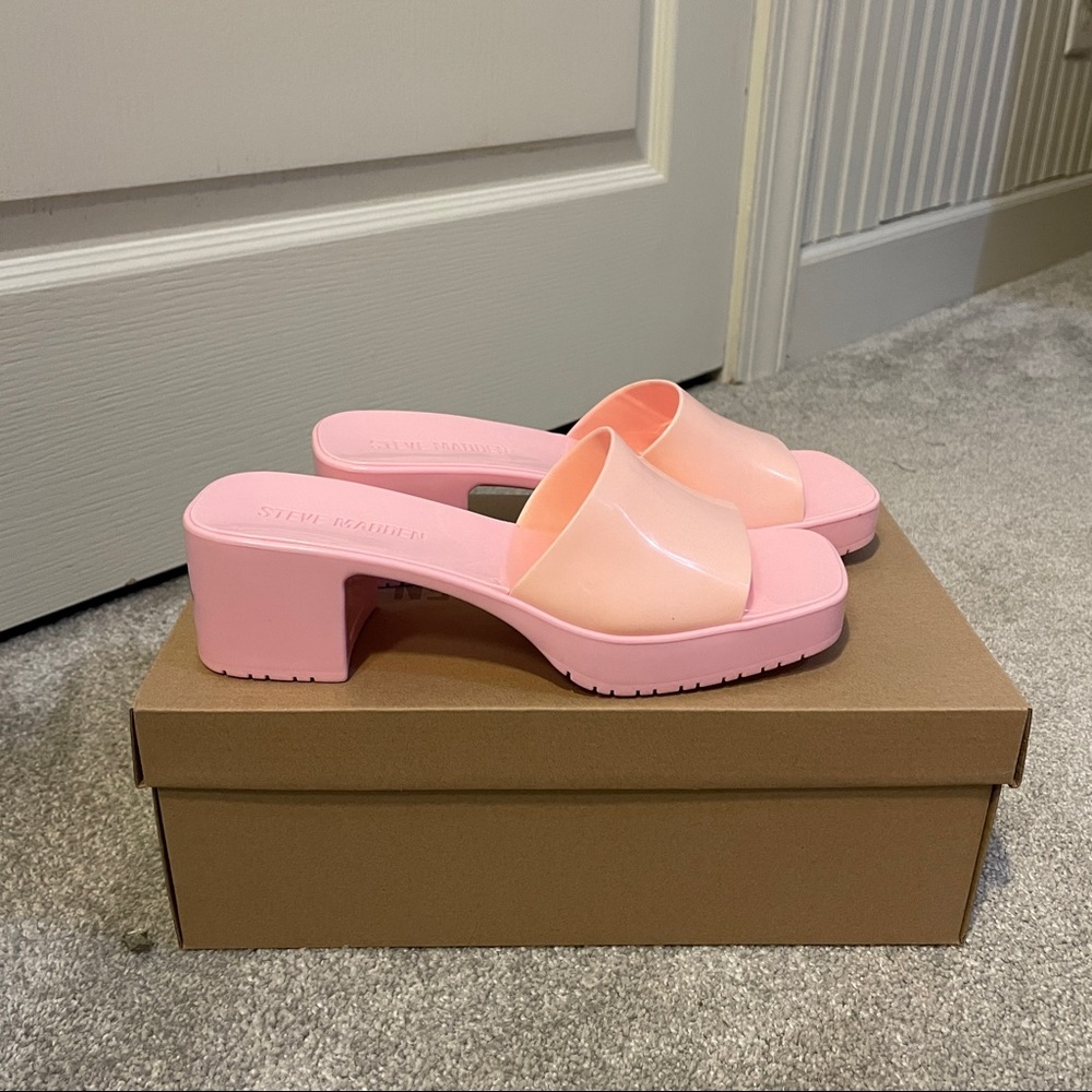 steve madden harlin pink sandals
